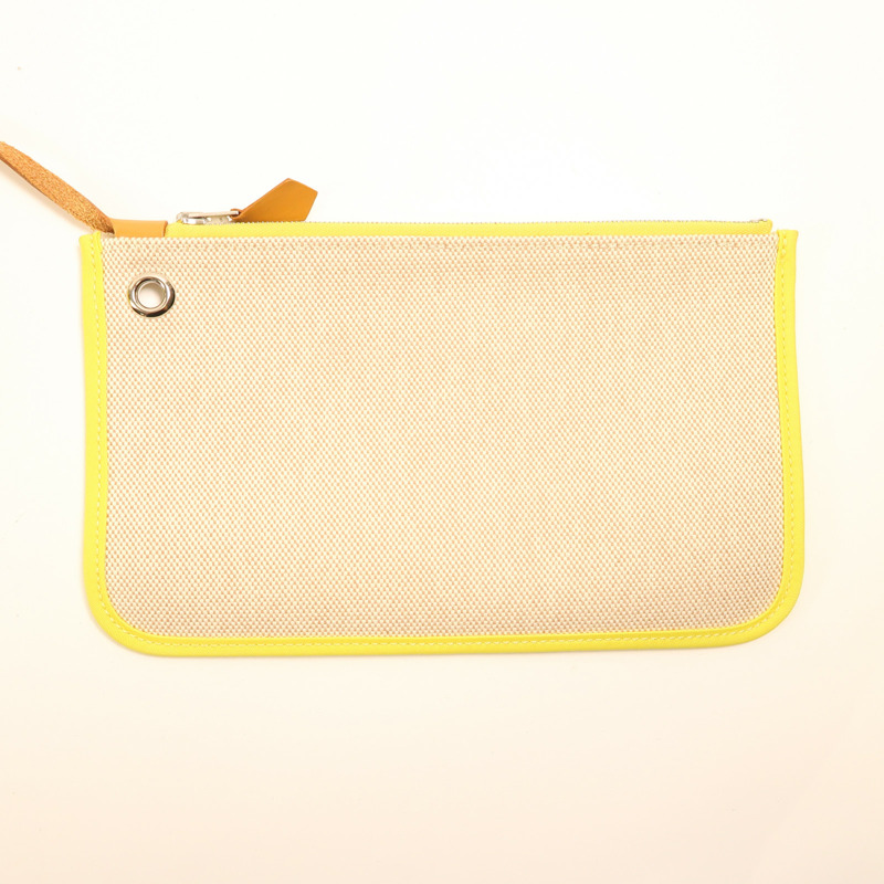 HERMES Toile Criss/Vash Hunter Herbag Zip銀扣手挽肩背兩用袋-14