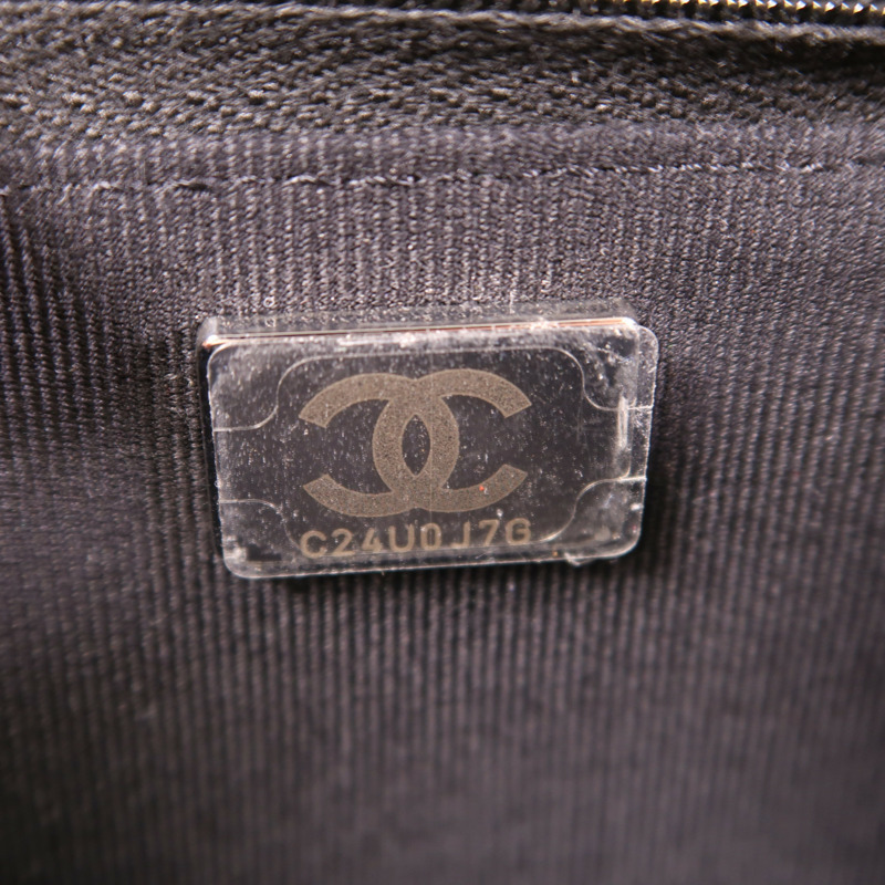 CHANEL 羊皮皮革WOC Wallet On Chain銀扣鏈帶肩背袋-7