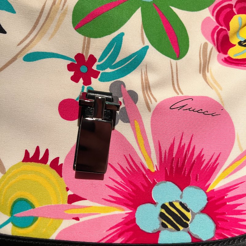 罕見 Tom Ford 時期 Gucci Jackie 復古花卉手袋｜近全新收藏品-2