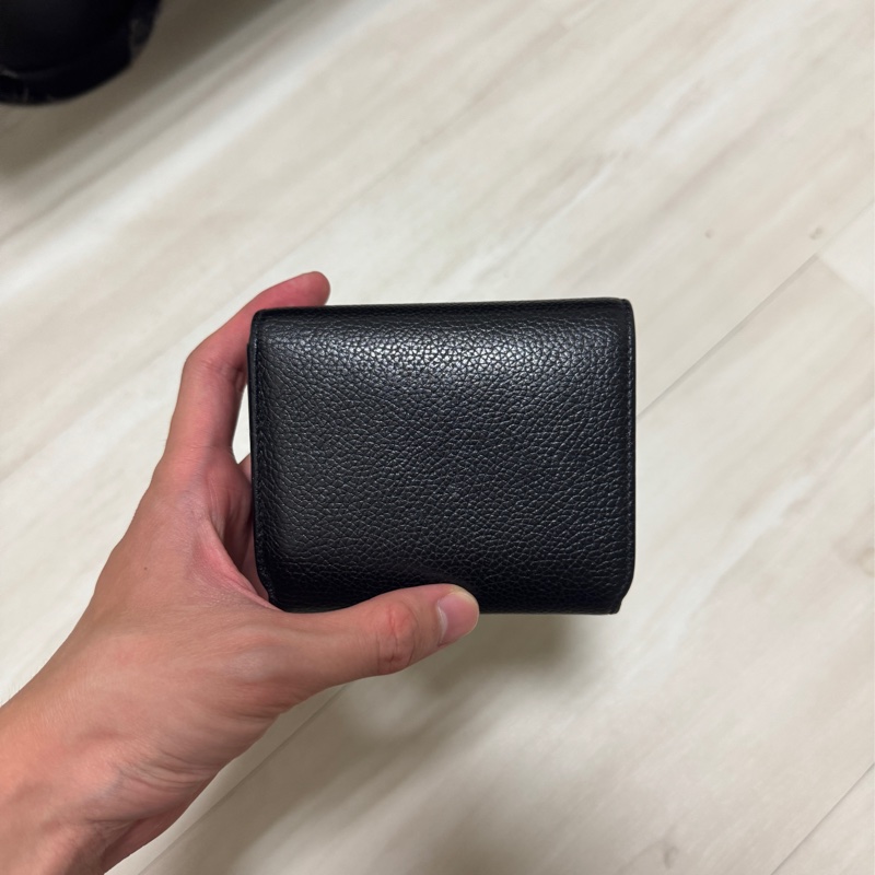 balenciaga 牛皮三折短夾-4