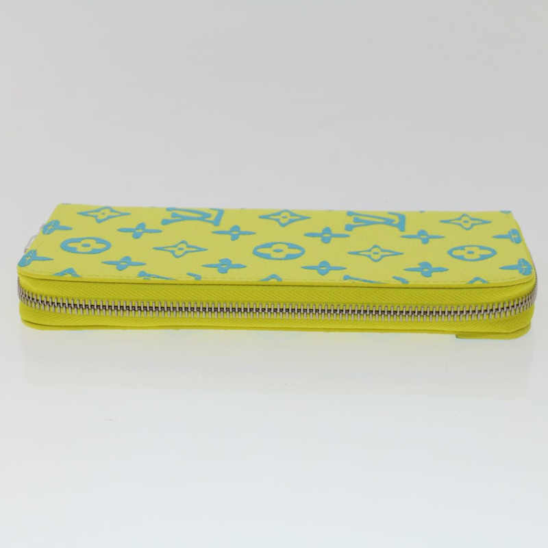 【日本直送】LOUIS VUITTON Playground Zippy 皮夾 垂直皮夾 黃色 M82005 正品 48507SM-3