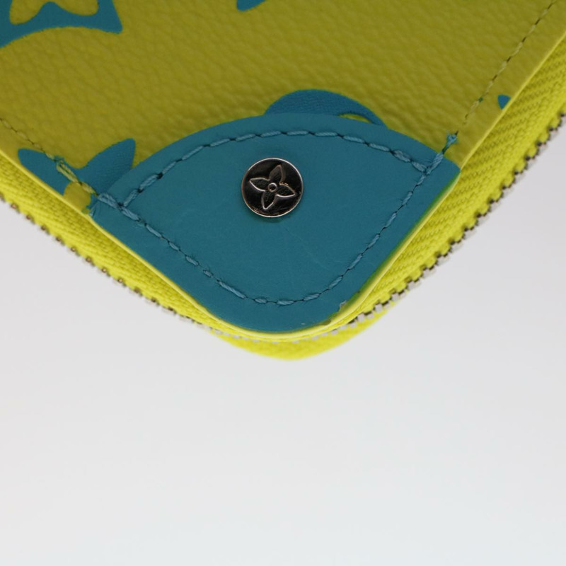【日本直送】LOUIS VUITTON Playground Zippy 皮夾 垂直皮夾 黃色 M82005 正品 48507SM-6