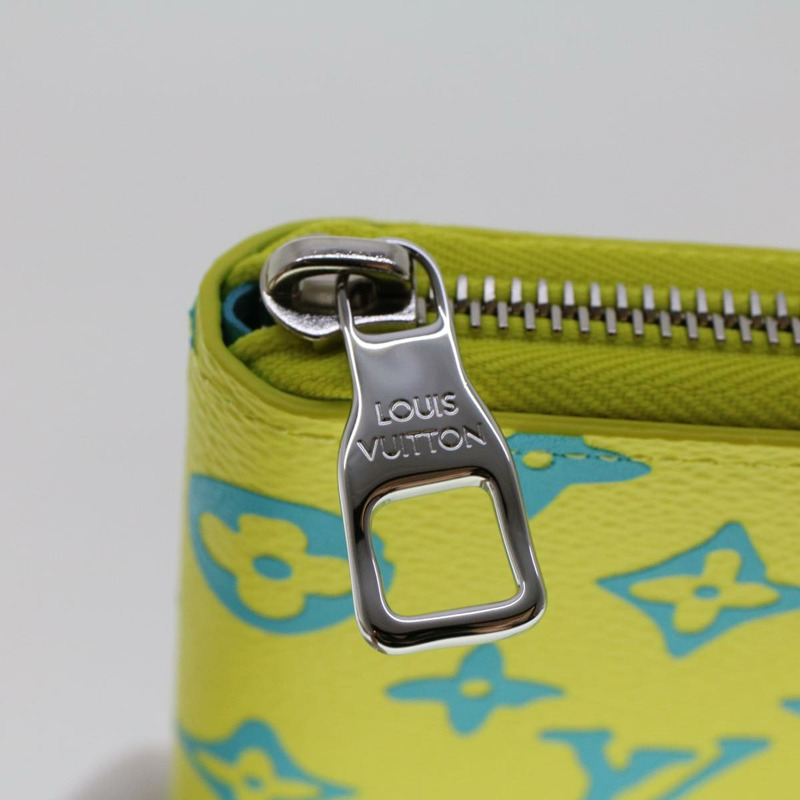 【日本直送】LOUIS VUITTON Playground Zippy 皮夾 垂直皮夾 黃色 M82005 正品 48507SM-7