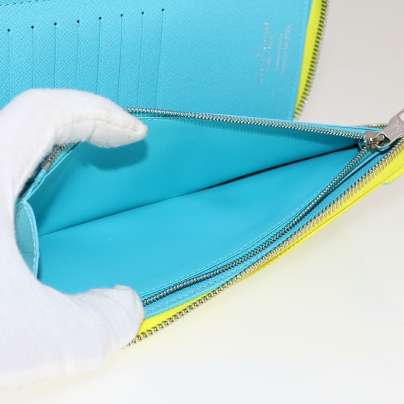 【日本直送】LOUIS VUITTON Playground Zippy 皮夾 垂直皮夾 黃色 M82005 正品 48507SM-10