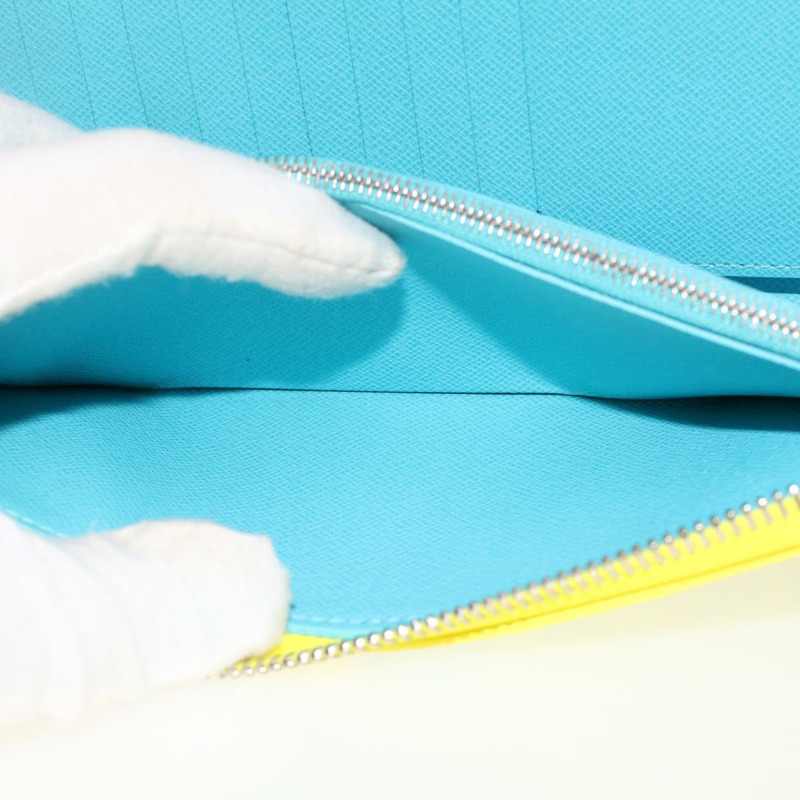 【日本直送】LOUIS VUITTON Playground Zippy 皮夾 垂直皮夾 黃色 M82005 正品 48507SM-17