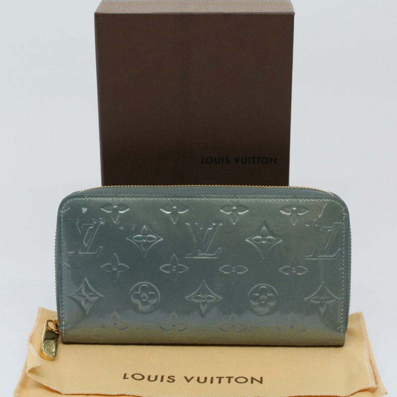 【日本直送】LOUIS VUITTON Monogram Vernis Zippy 皮夾長版皮夾 Jivre M91565 Auth 57160SM-11