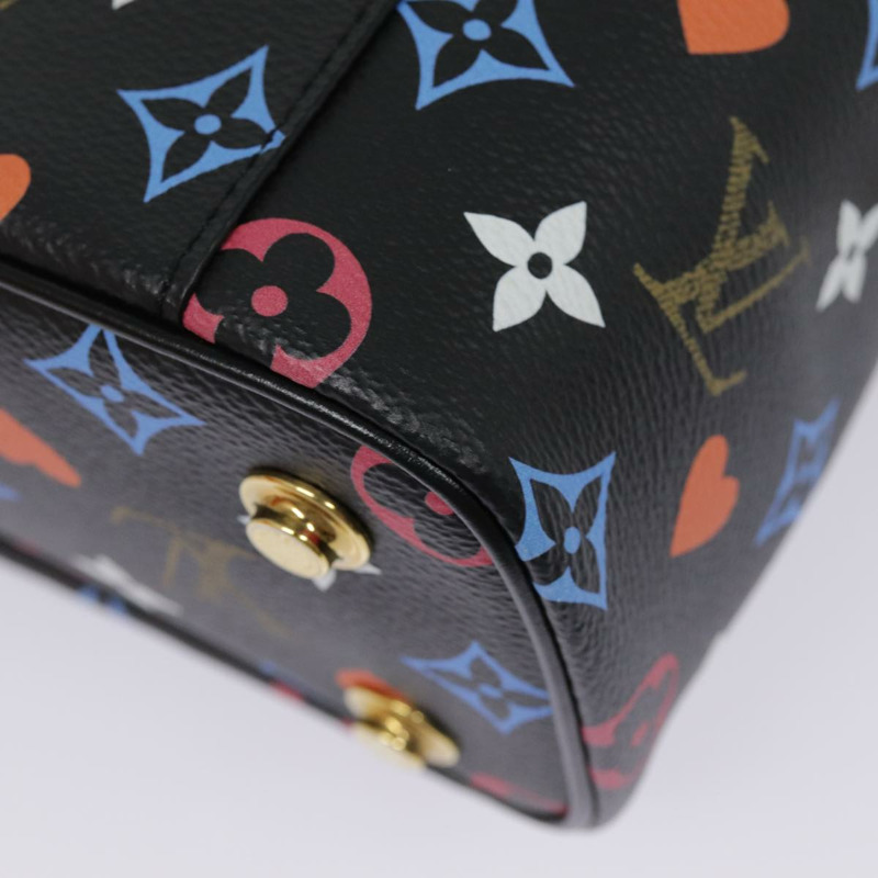 【日本直送】路易威登 Monogram Game On Vanity PM 手提包 黑色 M57482 LV 正品 89082SM-16