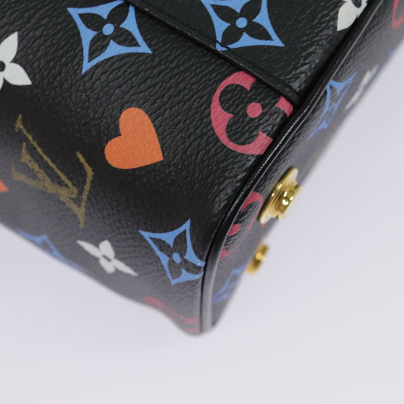 【日本直送】路易威登 Monogram Game On Vanity PM 手提包 黑色 M57482 LV 正品 89082SM-17