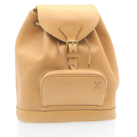 路易威登 Nomad 皮革 Montsouris 中型背包 SPO 米色 LV 正品 28931SV