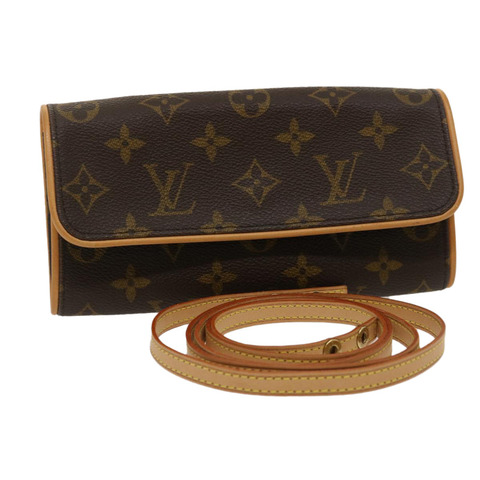 路易威登 Monogram Pochette Twin PM 單肩包 M51854 LV 授權 29613AV