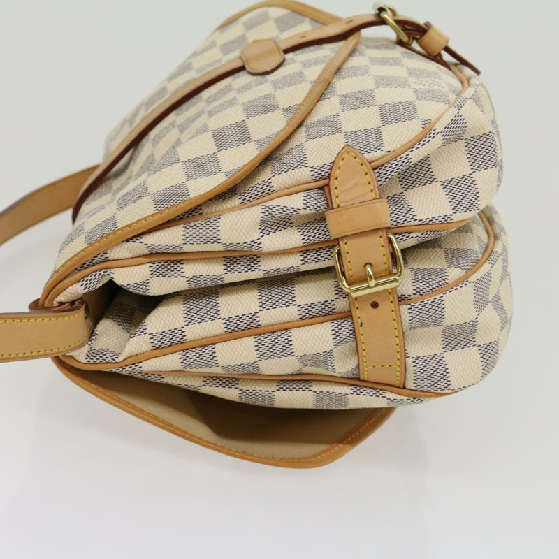 【日本直送】路易威登 Damier Azur 帆布 Saumur 30 單肩包 N48202 LV 授權 31179AV-2