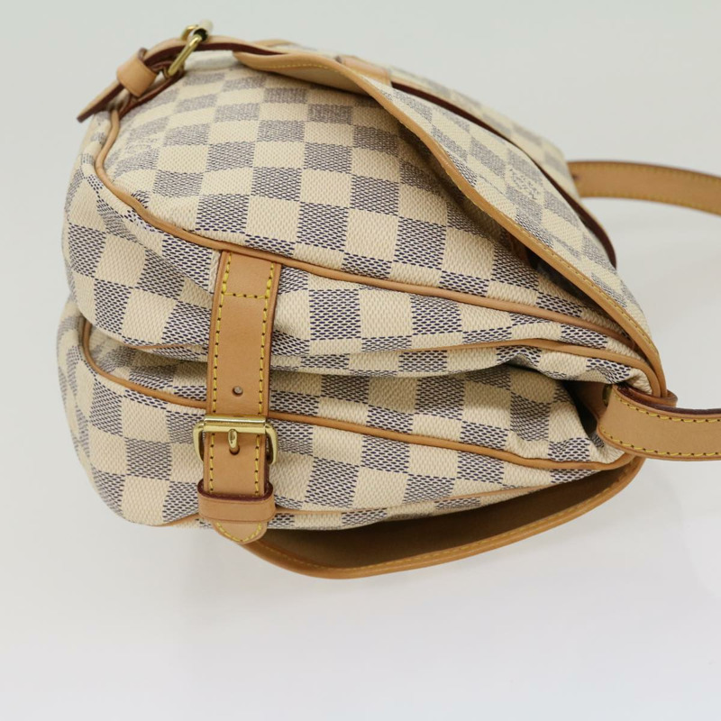 【日本直送】路易威登 Damier Azur 帆布 Saumur 30 單肩包 N48202 LV 授權 31179AV-3