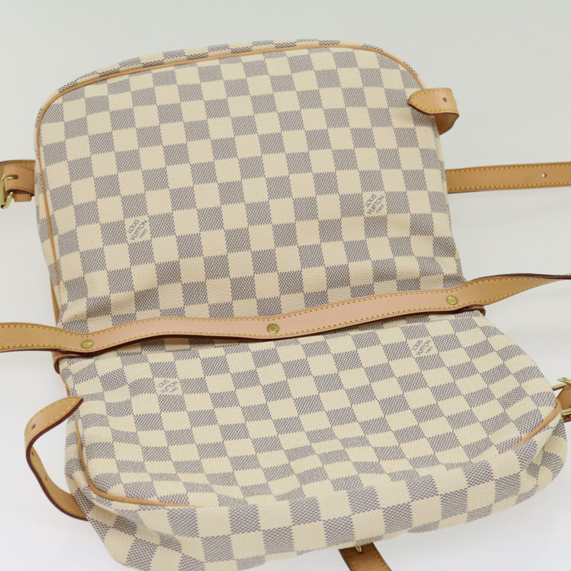 【日本直送】路易威登 Damier Azur 帆布 Saumur 30 單肩包 N48202 LV 授權 31179AV-17