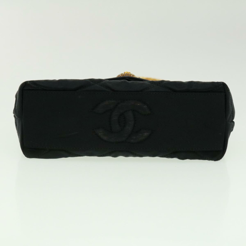 【日本直送】香奈兒 Matelasse 鏈條寶石單肩包 黑色 CC 正品 32695AV-5