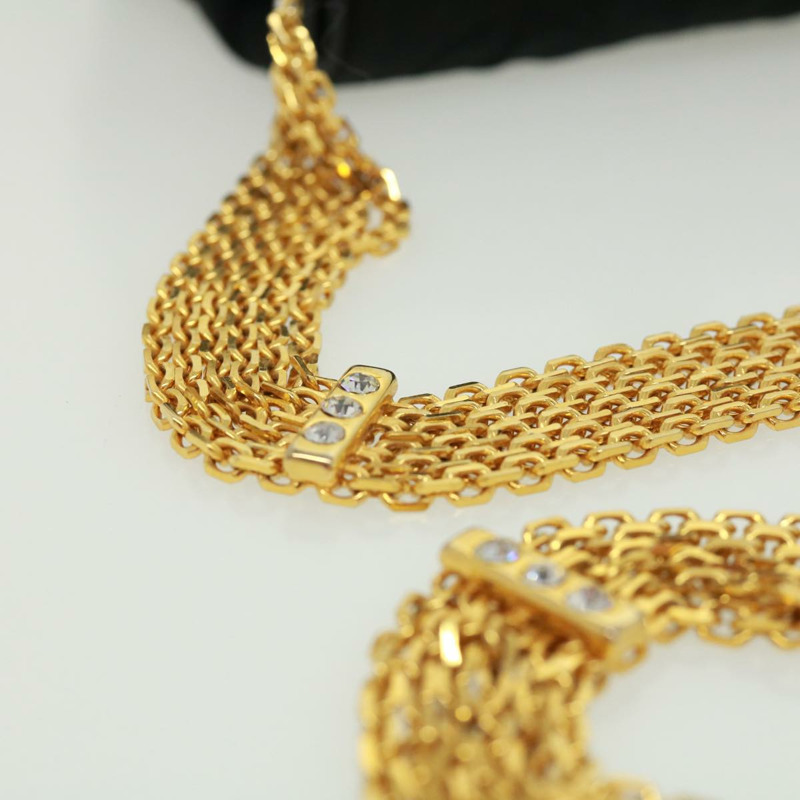 【日本直送】香奈兒 Matelasse 鏈條寶石單肩包 黑色 CC 正品 32695AV-7