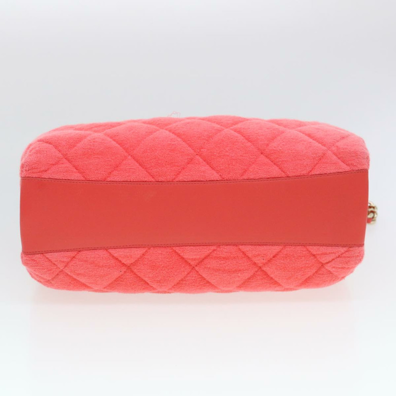 【日本直送】香奈兒鏈條手提包 絨面兩用款 粉紅色 CC 正品 ar9158SAV-5