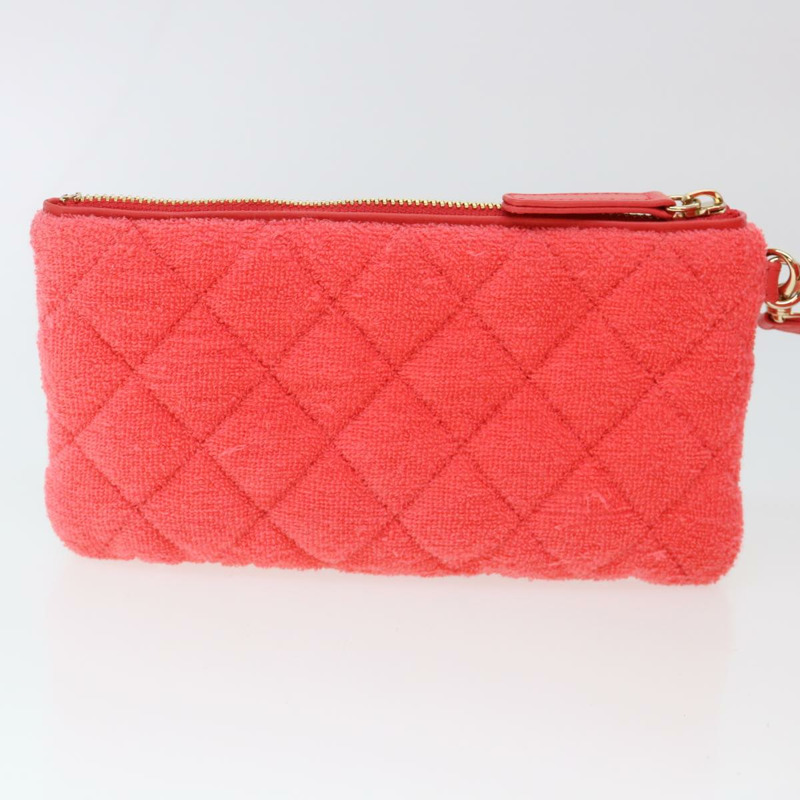 【日本直送】香奈兒鏈條手提包 絨面兩用款 粉紅色 CC 正品 ar9158SAV-25