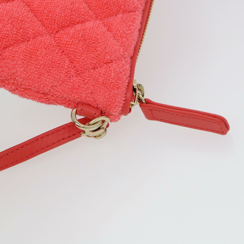 【日本直送】香奈兒鏈條手提包 絨面兩用款 粉紅色 CC 正品 ar9158SAV-30