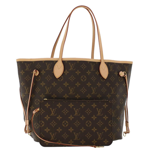 路易威登 Monogram Neverfull 中型托特包 M40156 LV 正品 43554SAV