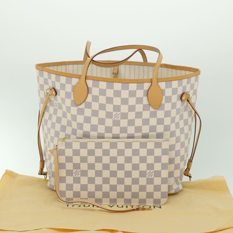 【日本直送】路易威登 Damier Azur Neverfull 中型手提包 N41605 LV 正品 54291SAV-11