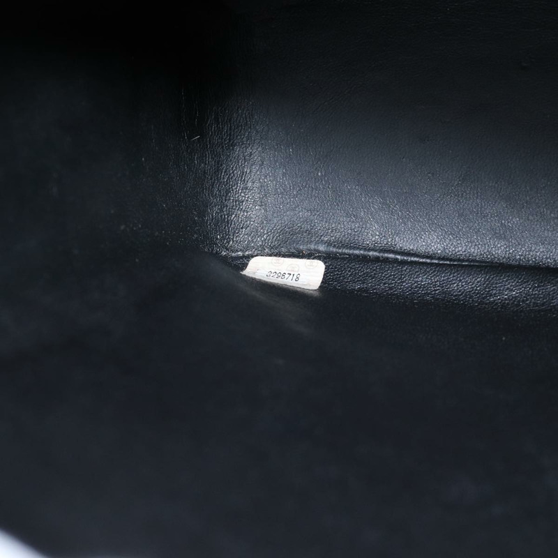 【日本直送】香奈兒大號菱格紋鏈條單肩包 魚子醬色 黑色 CC 正品 fm3373AV-11