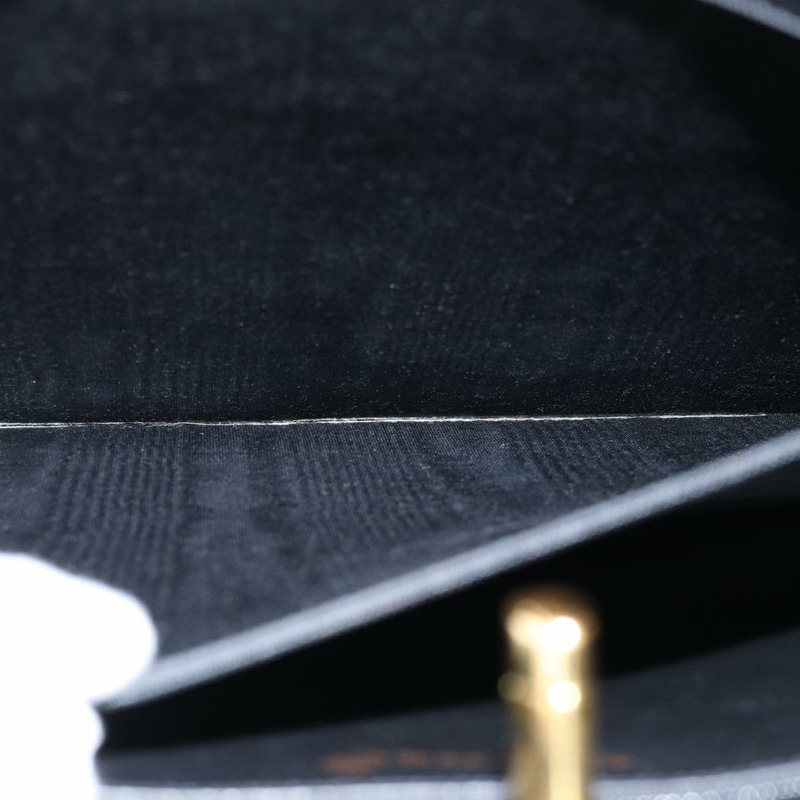 【日本直送】香奈兒大號菱格紋鏈條單肩包 魚子醬色 黑色 CC 正品 fm3373AV-20