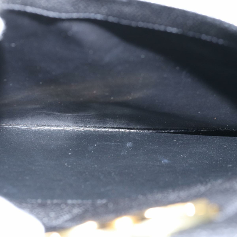 【日本直送】香奈兒大號菱格紋鏈條單肩包 魚子醬色 黑色 CC 正品 fm3373AV-22