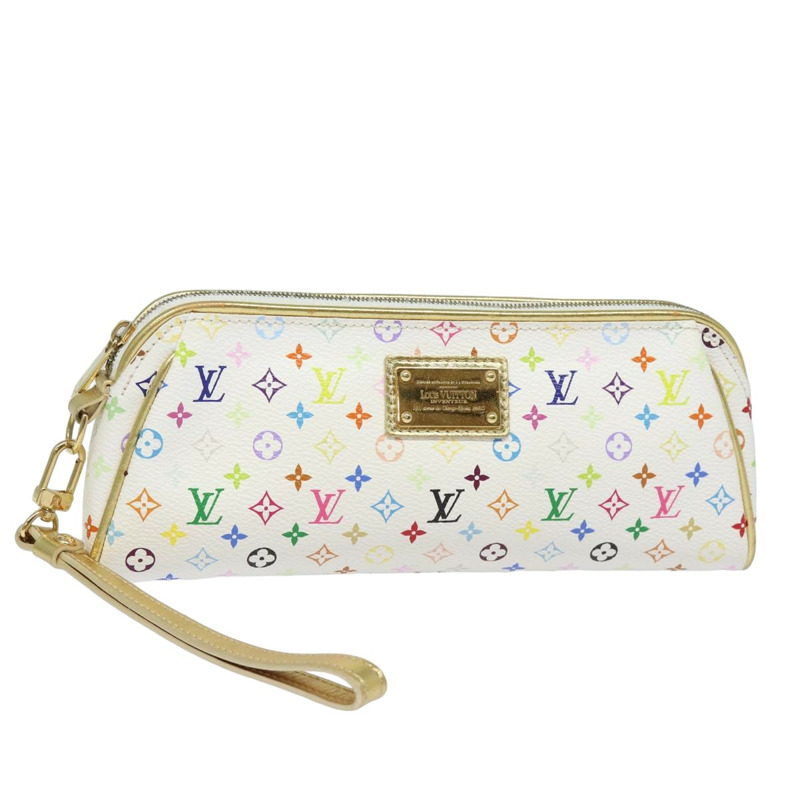 【日本直送】路易威登 Monogram 多色 Kate 手拿包 白色棕色 M55212 LV 授權 82391SAV-0