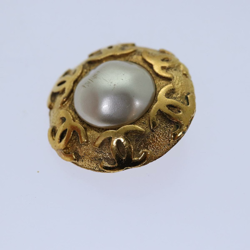 【日本直送】香奈兒 COCO 標誌耳環 金屬金色 CC Auth hk1466V-15