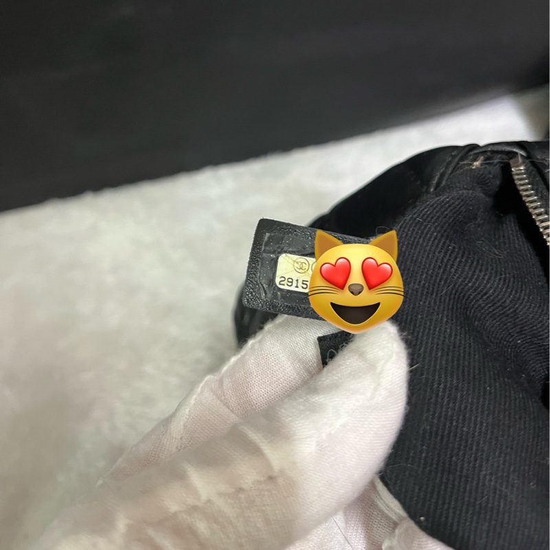 CHANEL 香奈兒超夯櫃姐腰包 員工包 胸口包(黑色)-14