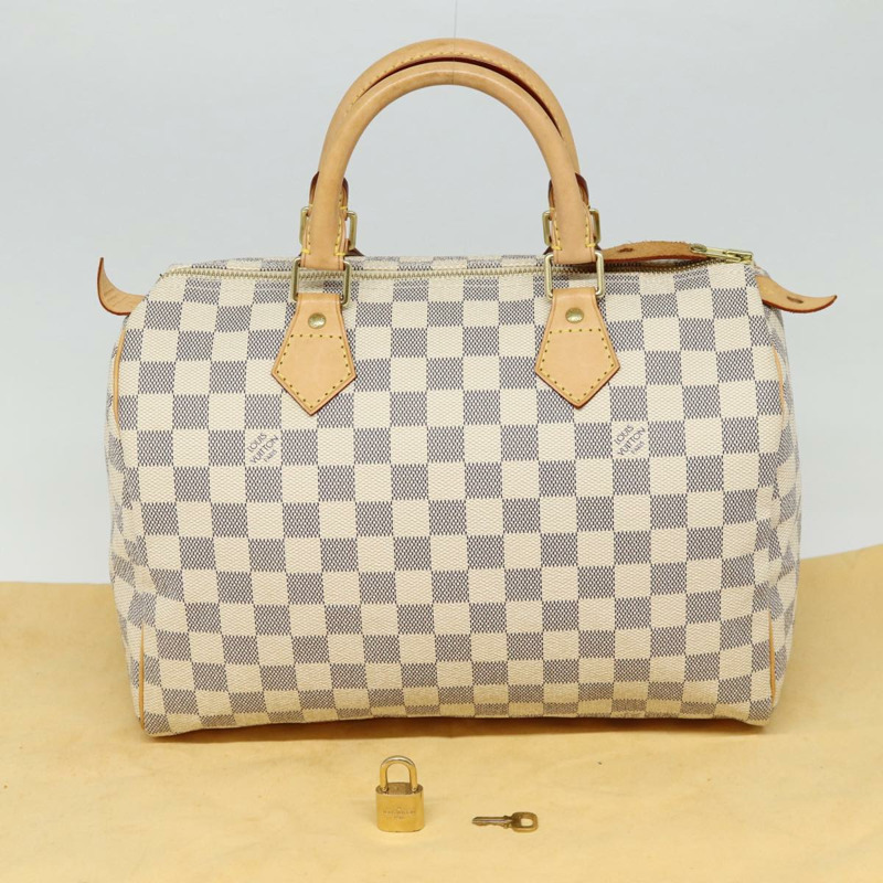 【日本直送】路易威登 Damier Azur Speedy 30 手提包 N41533 LV 授權 88905AV-11