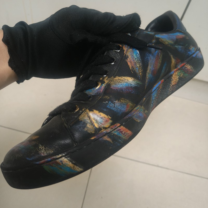 ㊣✨Gucci✨**尺寸10**古馳 彩染 塗鴉 球鞋 保齡球鞋 板鞋 休閒鞋/二手鞋/二手精品🌳二手樹屋🌳-18