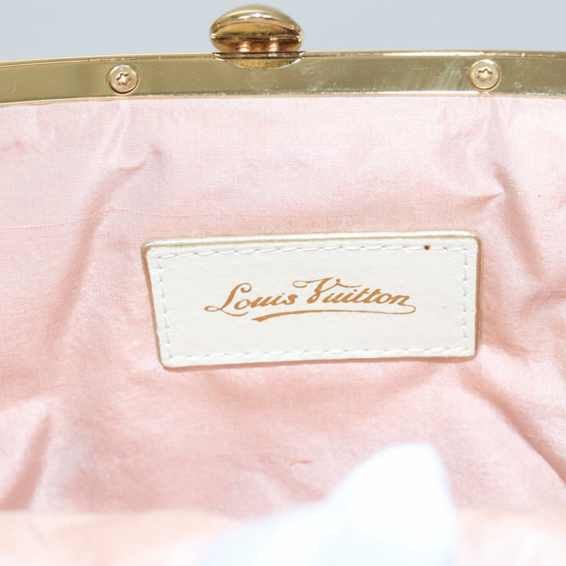 【日本直送】路易威登 (LOUIS VUITTON) 多色緞面 Omoniere 手拿包 白色 M92060 LV 授權 104388SV-19
