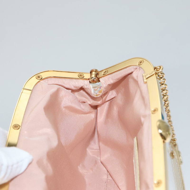 【日本直送】路易威登 (LOUIS VUITTON) 多色緞面 Omoniere 手拿包 白色 M92060 LV 授權 104388SV-22