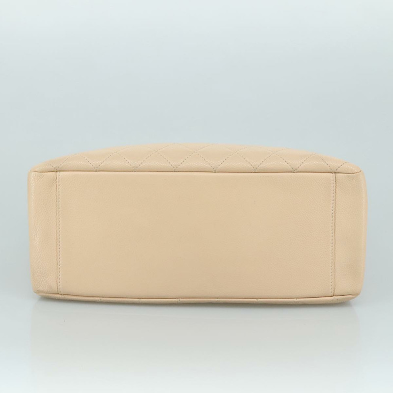 【日本直送】香奈兒 Matelasse 鏈條托特包 魚子醬色 膚色 米色 金 CC 正品 PP121V-4