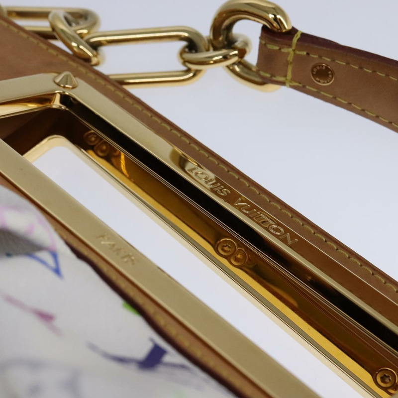 【日本直送】路易威登 Monogram 多色 Judy PM 單肩包 白色 M40257 正品 106321AV-7