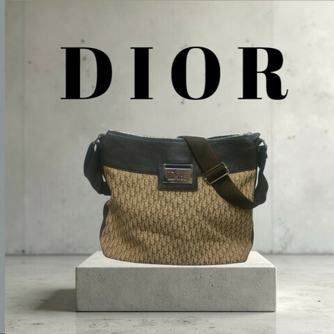 ㊣✨Christian Dior✨迪奧 CD 咖啡色 老花 刺繡 通勤包 肩背包 斜背包/二手包/保證正品🌳二手樹屋🌳