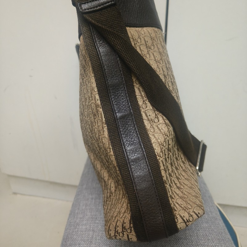 ㊣✨Christian Dior✨迪奧 CD 咖啡色 老花 刺繡 通勤包 肩背包 斜背包/二手包/保證正品🌳二手樹屋🌳-2