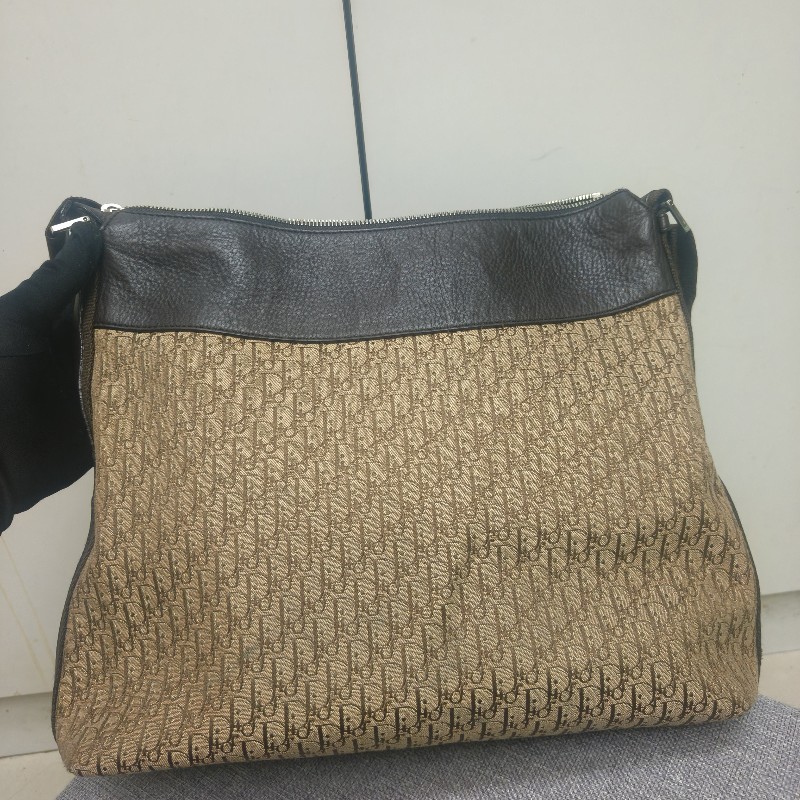 ㊣✨Christian Dior✨迪奧 CD 咖啡色 老花 刺繡 通勤包 肩背包 斜背包/二手包/保證正品🌳二手樹屋🌳-3