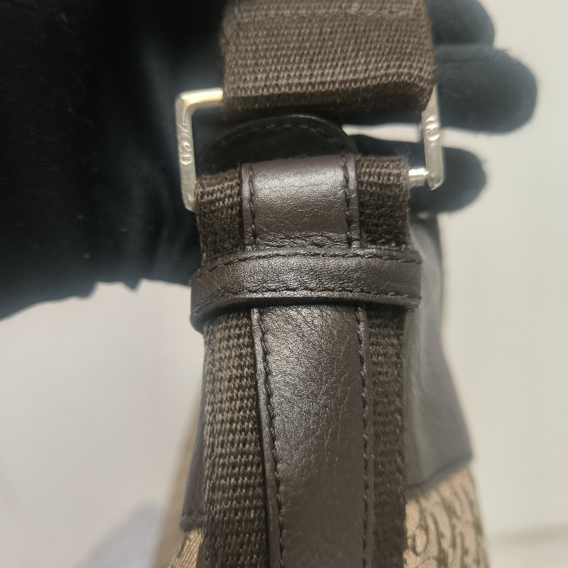 ㊣✨Christian Dior✨迪奧 CD 咖啡色 老花 刺繡 通勤包 肩背包 斜背包/二手包/保證正品🌳二手樹屋🌳-17