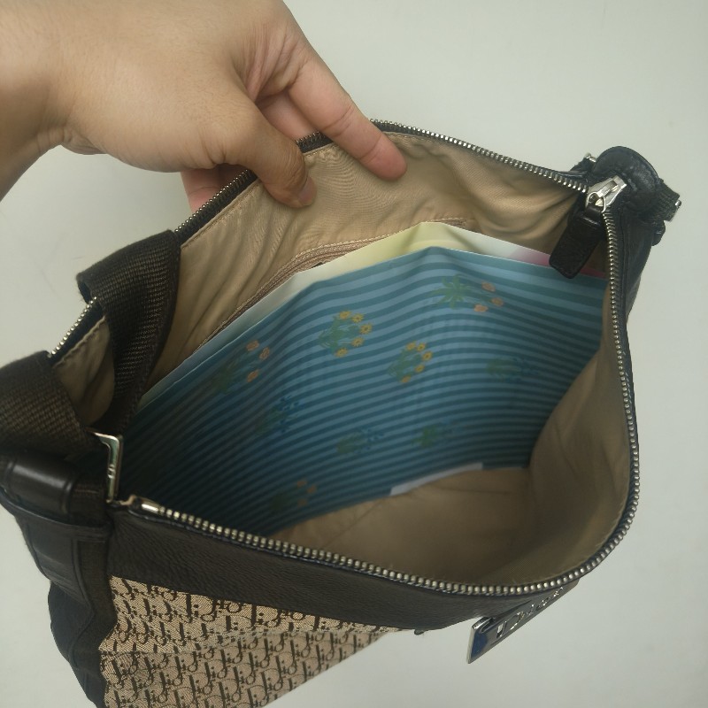 ㊣✨Christian Dior✨迪奧 CD 咖啡色 老花 刺繡 通勤包 肩背包 斜背包/二手包/保證正品🌳二手樹屋🌳-41