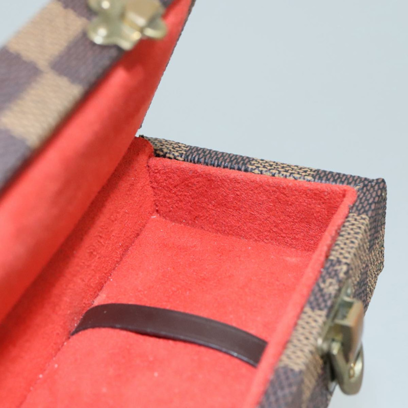 【日本直送】LOUIS VUITTON Damier Ebene 錶殼 配件盒 LV Auth 95137SV-16