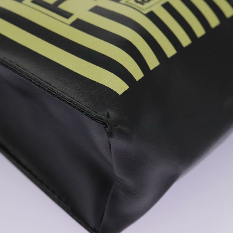 【日本直送】FENDI 迷你手提包 皮革 黑綠色 正品 104482V-13