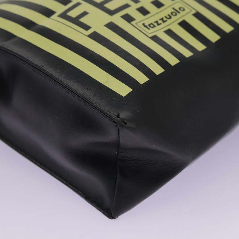 【日本直送】FENDI 迷你手提包 皮革 黑綠色 正品 104482V-14