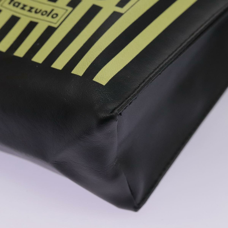 【日本直送】FENDI 迷你手提包 皮革 黑綠色 正品 104482V-15