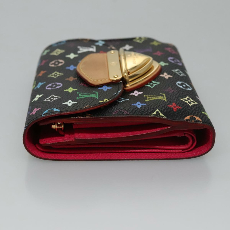 【日本直送】路易威登 Monogram Multicolor Portefeuille Joy 皮夾 M60282 LV Auth 99985V-3