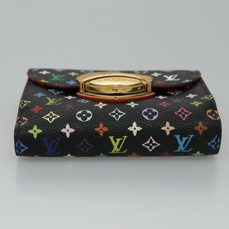 【日本直送】路易威登 Monogram Multicolor Portefeuille Joy 皮夾 M60282 LV Auth 99985V-5