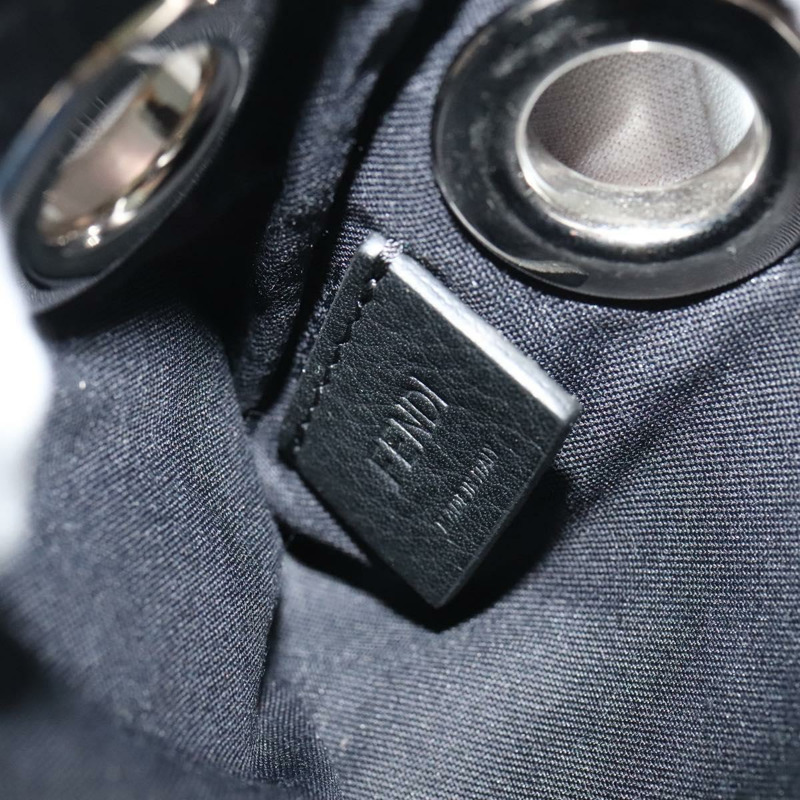 【日本直送】FENDI 三件式手拿包 皮革 黑色 正品 110887V-11