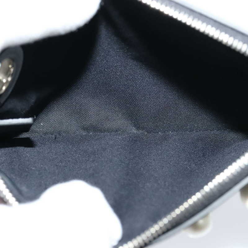 【日本直送】FENDI 三件式手拿包 皮革 黑色 正品 110887V-12