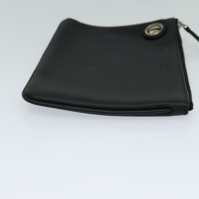 【日本直送】FENDI 三件式手拿包 皮革 黑色 正品 110887V-19